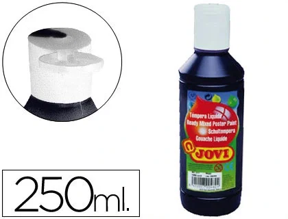Jovi Témpera Líquida Negro 250 ml