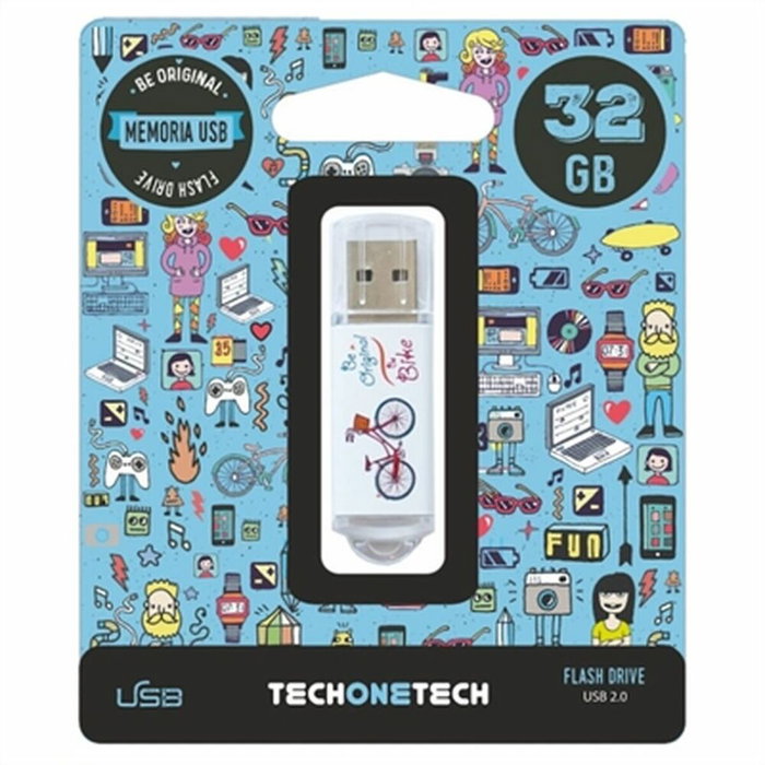 Tech One Tech Pendrive 32GB Be Original Collection Metal Tech One Tech Pendrive 32GB Be Original Collection Metal