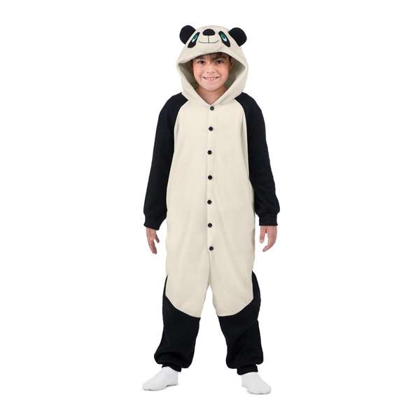 My Other Me Disfraz Infantil Oso Panda Talla Única 9-13 Años Kigurumi con Capucha y Cola
