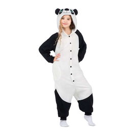 My Other Me Disfraz Infantil Oso Panda Talla Única 9-13 Años Kigurumi con Capucha y Cola