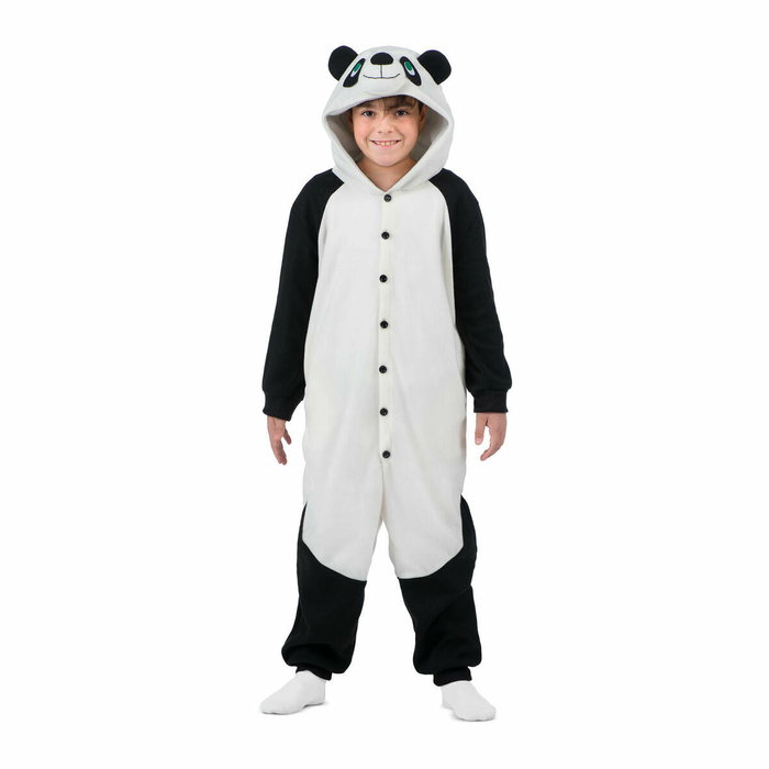 My Other Me Disfraz Infantil Oso Panda Kigurumi con capucha y cola, Blanco My Other Me Disfraz Infantil Oso Panda Kigurumi con capucha y cola, Blanco