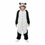 My Other Me Disfraz Infantil Oso Panda Kigurumi con capucha y cola, Blanco