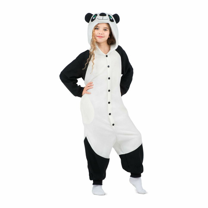 My Other Me Disfraz Infantil Oso Panda Kigurumi con capucha y cola, Blanco My Other Me Disfraz Infantil Oso Panda Kigurumi con capucha y cola, Blanco