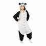 My Other Me Disfraz Infantil Oso Panda Kigurumi con capucha y cola, Blanco