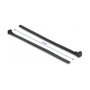 DeLOCK Bridas reutilizables resistentes al calor 200 x 7,5 mm, 100 piezas, negro