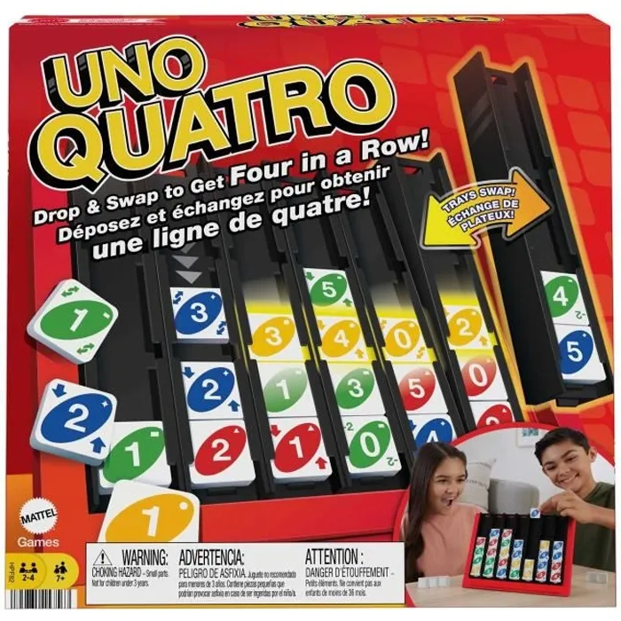Mattel Games UNO Quatro
