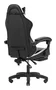 Mars Gaming Silla Gaming MGC-X, Negro y Blanco, Reclinable 135°, Altura Ajustable, Reposabrazos Dinámicos, Reposapiés, Cojín Lumbar y Cervical, Ergonómica para PC y Escritorio