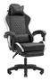 Mars Gaming Silla Gaming MGC-X, Negro y Blanco, Reclinable 135°, Altura Ajustable, Reposabrazos Dinámicos, Reposapiés, Cojín Lumbar y Cervical, Ergonómica para PC y Escritorio