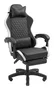 Mars Gaming Silla Gaming MGC-X, Negro y Blanco, Reclinable 135°, Altura Ajustable, Reposabrazos Dinámicos, Reposapiés, Cojín Lumbar y Cervical, Ergonómica para PC y Escritorio