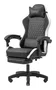Mars Gaming Silla Gaming MGC-X, Negro y Blanco, Reclinable 135°, Altura Ajustable, Reposabrazos Dinámicos, Reposapiés, Cojín Lumbar y Cervical, Ergonómica para PC y Escritorio