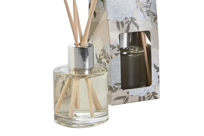 DKD Home Decor Ambientador Mikado Shabby Verde Lila 6 x 21 x 6 cm (30 Unidades)