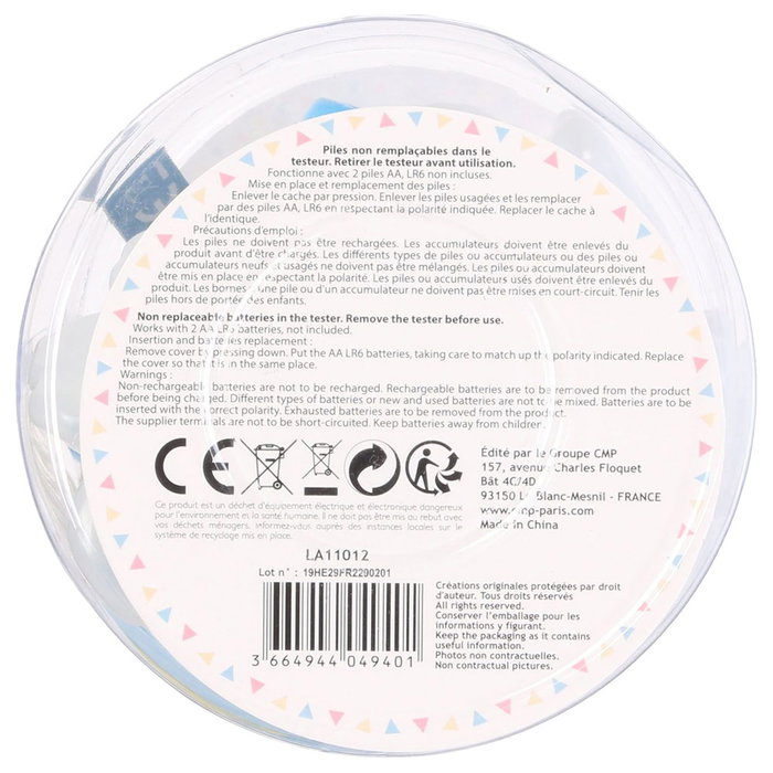 Home Deco Kids Guirnalda de 10 LEDs Arcoíris para Decoración Infantil, 165 cm