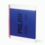 Milan Cuaderno Espiral A4 Nata 624 Since 1918 Azul 80 Hojas