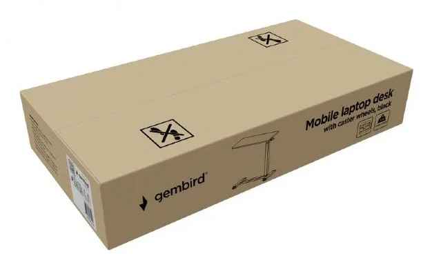 GEMBIRD Escritorio Móvil para Portátil TVS-DESK-02-BK Negro