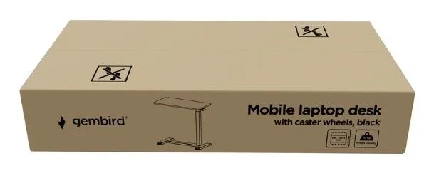GEMBIRD Escritorio Móvil para Portátil TVS-DESK-02-BK Negro