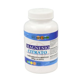 Alfa Herbal Magnesio Citrato en Polvo - Suplemento Alimenticio - 200 g