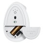 Logitech Lift for Business Ratón Vertical Ergonómico Blanco Hueso