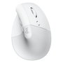 Logitech Lift for Business Ratón Vertical Ergonómico Blanco Hueso