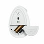 Logitech Lift for Business Ratón Vertical Ergonómico Blanco Hueso