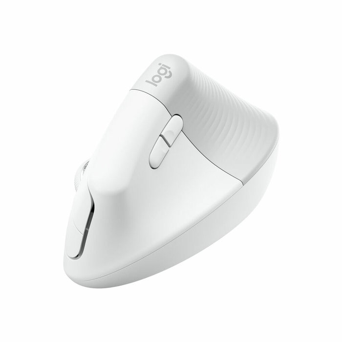 Logitech Lift for Business Ratón Vertical Ergonómico Blanco Hueso