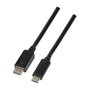 LogiLink Cable USB-C a DisplayPort 1,8 m 4K/60 Hz Negro
