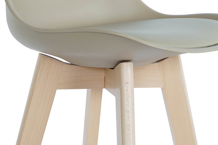 DKD Home Decor Taburete Scandi Beige 55 x 109 x 48.5 cm DKD Home Decor Taburete Scandi Beige 55 x 109 x 48.5 cm