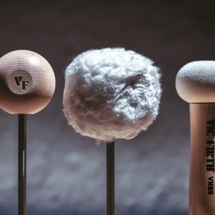 Vic Firth VicKick VKB3 Maza de bombo de fieltro con forro polar