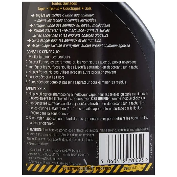 Desinfectante CSI Urine 500 ml