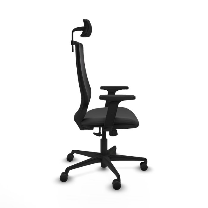 PIQUERAS Y CRESPO Silla de oficina Mardos Gris oscuro y Negro