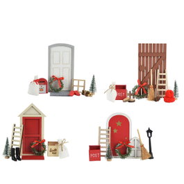 Decoris Puerta mágica de navidad 9 x 18 cm