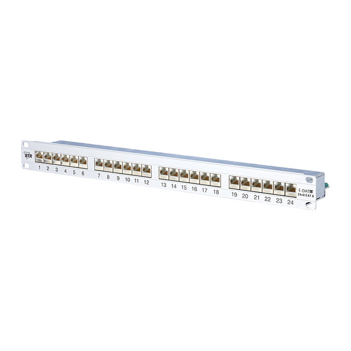 METZ CONNECT BTR E-DAT C6 19-Patchfeld 1HE Kat.6 Class E 24 Ports METZ CONNECT BTR E-DAT C6 19-Patchfeld 1HE Kat.6 Class E 24 Ports