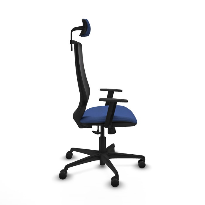 PIQUERAS Y CRESPO Silla de oficina Mardos con mecanismo sincro, azul marino y negro PIQUERAS Y CRESPO Silla de oficina Mardos con mecanismo sincro, azul marino y negro