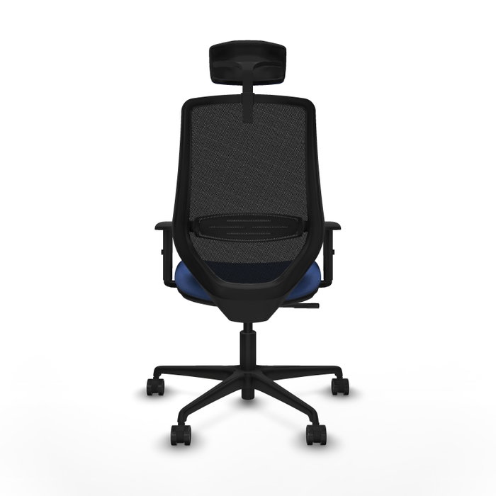 PIQUERAS Y CRESPO Silla de oficina Mardos con mecanismo sincro, azul marino y negro PIQUERAS Y CRESPO Silla de oficina Mardos con mecanismo sincro, azul marino y negro