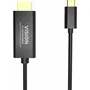 Vision Cable Vision TC 2MUSBCDP8K/BL DisplayPort a USB Tipo C 2 Metros Macho-Macho 8K Negro