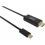 Vision Cable Vision TC 2MUSBCDP8K/BL DisplayPort a USB Tipo C 2 Metros Macho-Macho 8K Negro