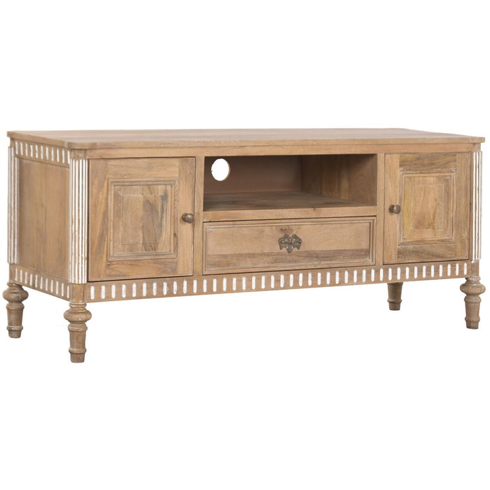 DKD Home Decor Mueble TV Mango 133x42x55 Marrón DKD Home Decor Mueble TV Mango 133x42x55 Marrón