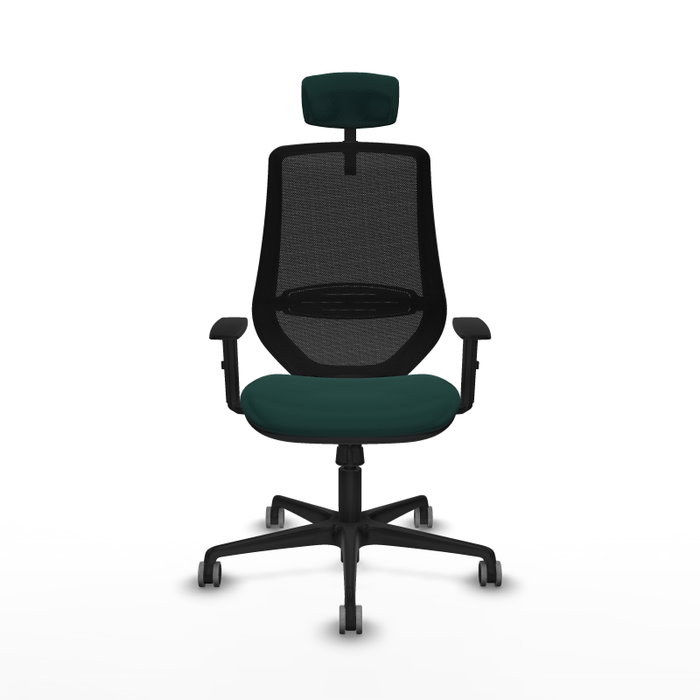 PIQUERAS Y CRESPO Silla de oficina Mardos con mecanismo Sincro, Verde botella y Negro PIQUERAS Y CRESPO Silla de oficina Mardos con mecanismo Sincro, Verde botella y Negro