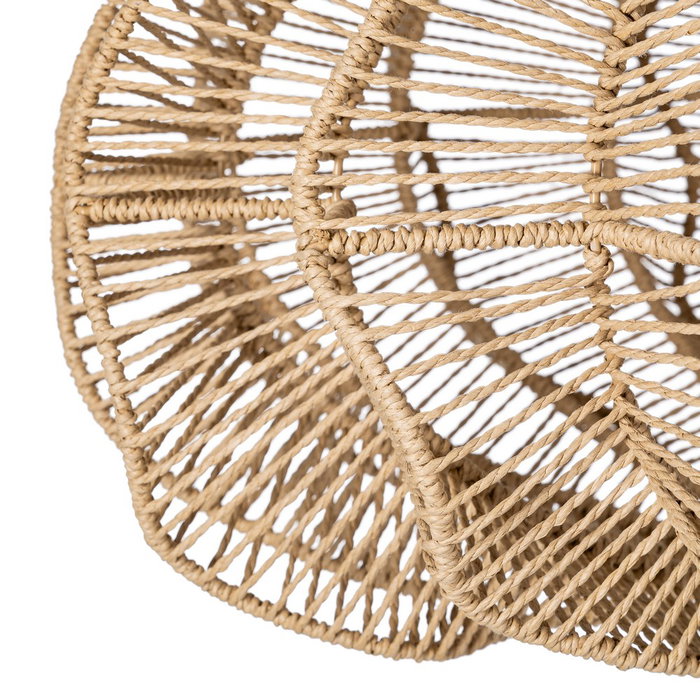 Lámpara Techo Natural Cuerda de Papel 89 X 70,50 X 37,50 cm