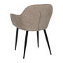 Silla Taupe Tejido-Metal Contract 61 X 59,50 X 83 cm (Set de 2)