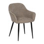 Silla Taupe Tejido-Metal Contract 61 X 59,50 X 83 cm (Set de 2)