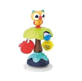 Hola Sonajero con ventosa Búho o Pavo Real modelos surtidos