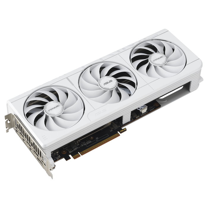 ASUS Prime RX 9070 XT Radeon 16GB GDDR6 256-bit OC Edition Blanco - Tarjeta Gráfica PCIe 5.0, 7680x4320, 3 Ventiladores Axial-tech