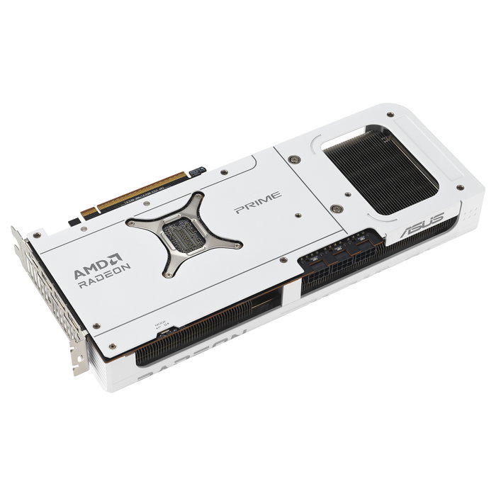 ASUS Prime RX 9070 XT Radeon 16GB GDDR6 256-bit OC Edition Blanco - Tarjeta Gráfica PCIe 5.0, 7680x4320, 3 Ventiladores Axial-tech