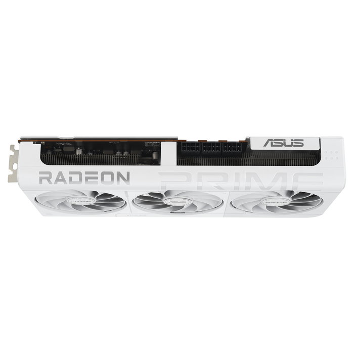 ASUS Prime RX 9070 XT Radeon 16GB GDDR6 256-bit OC Edition Blanco - Tarjeta Gráfica PCIe 5.0, 7680x4320, 3 Ventiladores Axial-tech