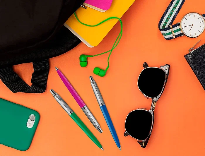 Parker Jotter Originals Años 90 Bolígrafo Lote 20 Unidades Colores Surtidos Tinta Azul Cuerpo Plástico Retro Clip Flecha Francia