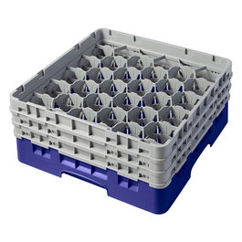 CAMBRO Cesta de lavado 30 comp. Azul marino