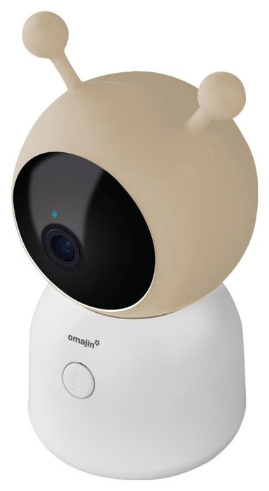 Omajin Baby OBC-01-EC Cámara Niñera Electrónica WiFi 720p Visión Nocturna Detector Movimiento Blanco