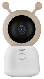 Omajin Baby OBC-01-EC Cámara Niñera Electrónica WiFi 720p Visión Nocturna Detector Movimiento Blanco