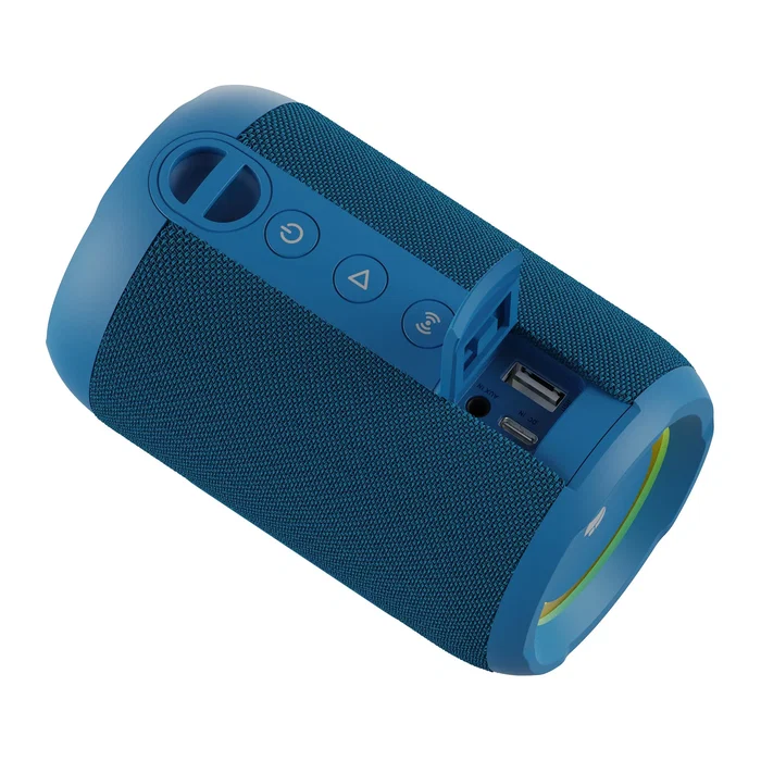 NGS ROLLER FURIA 2 TINY Altavoz Bluetooth Portátil 20W IPX7 Impermeable Luces RGB Azul
