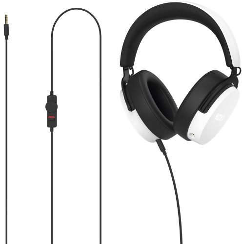 NZXT AP-WCB40-W2 Auriculares con Micrófono Alámbrico DTS, Uso Recomendado para Juego, Color Blanco